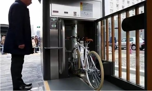 Bãi giữ xe đạp ngầm ở Nhật