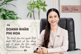 Doanh nhân Phi Hoa - "Nữ lãnh đạo trẻ người Việt dưới 40 tuổi nỗ lực đóng góp vì quan hệ hữu nghị Nhật Bản - Việt Nam"