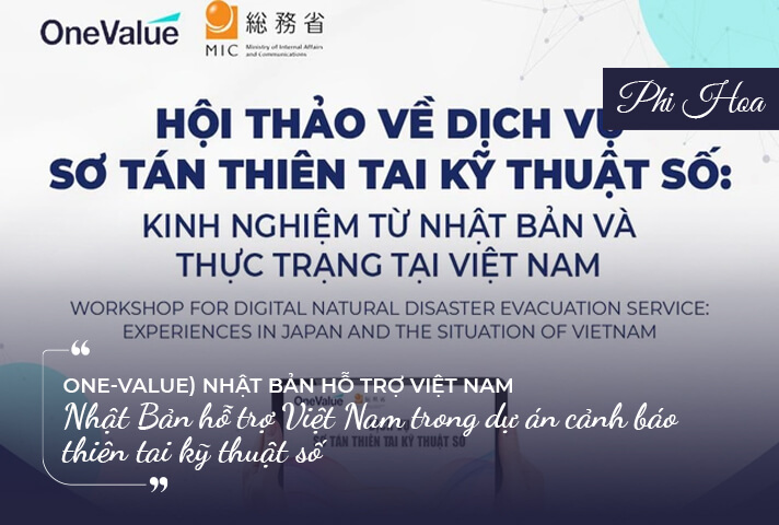 Nhật Bản hỗ trợ Việt Nam trong dự án cảnh báo thiên tai kỹ thuật số